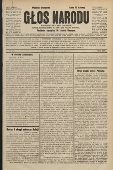 Głos Narodu : dziennik polityczny, założony w r. 1893 przez Józefa Rogosza (wydanie wieczorne). 1906, nr 287
