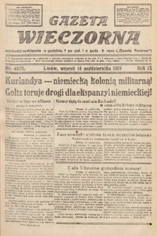 Gazeta Wieczorna. nr 4878