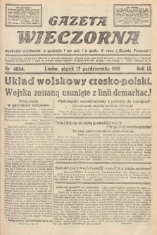 Gazeta Wieczorna. nr 4884