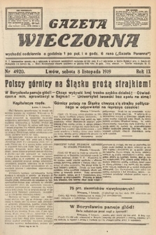 Gazeta Wieczorna. nr 4920