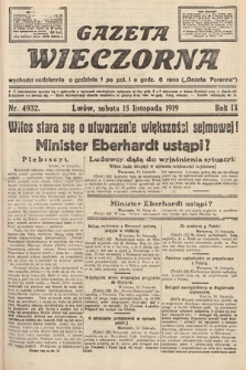 Gazeta Wieczorna. nr 4932