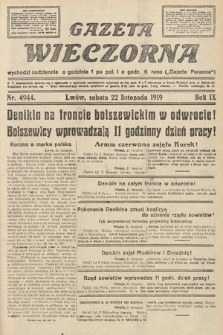 Gazeta Wieczorna. nr 4944