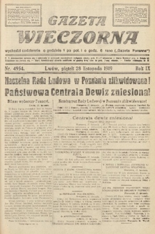 Gazeta Wieczorna. nr 4954