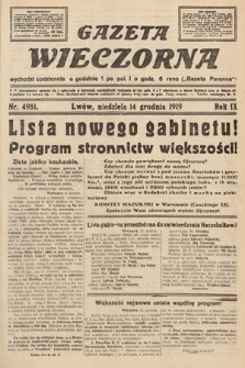 Gazeta Wieczorna. nr 4981