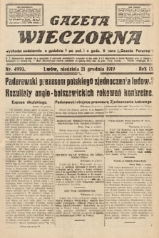 Gazeta Wieczorna. nr 4993