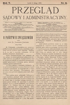 Przegląd Sądowy i Administracyjny. 1880, nr 6