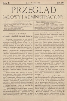 Przegląd Sądowy i Administracyjny. 1880, nr 12