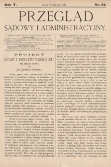 Przegląd Sądowy i Administracyjny. 1880, nr 24