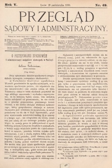 Przegląd Sądowy i Administracyjny. 1880, nr 42