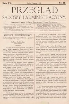 Przegląd Sądowy i Administracyjny. 1881, nr 10