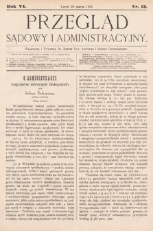 Przegląd Sądowy i Administracyjny. 1881, nr 13