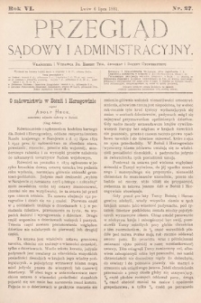 Przegląd Sądowy i Administracyjny. 1881, nr 27
