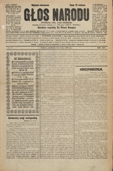 Głos Narodu : dziennik polityczny, założony w r. 1893 przez Józefa Rogosza (wydanie wieczorne). 1906, nr 313