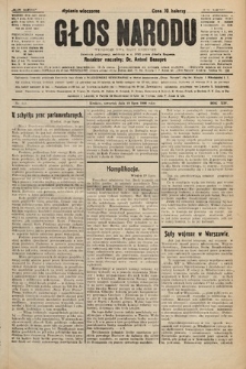 Głos Narodu : dziennik polityczny, założony w r. 1893 przez Józefa Rogosza (wydanie wieczorne). 1906, nr 343