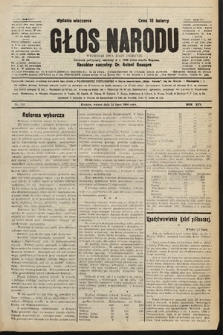 Głos Narodu : dziennik polityczny, założony w r. 1893 przez Józefa Rogosza (wydanie wieczorne). 1906, nr 352