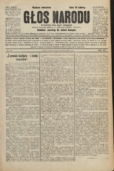 Głos Narodu : dziennik polityczny, założony w r. 1893 przez Józefa Rogosza (wydanie wieczorne). 1906, nr 405