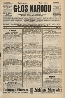 Głos Narodu : dziennik polityczny, założony w r. 1893 przez Józefa Rogosza (wydanie poranne). 1906, nr 421