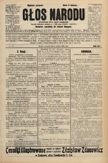 Głos Narodu : dziennik polityczny, założony w r. 1893 przez Józefa Rogosza (wydanie poranne). 1906, nr 430