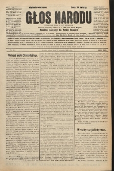 Głos Narodu : dziennik polityczny, założony w r. 1893 przez Józefa Rogosza (wydanie wieczorne). 1906, nr 441