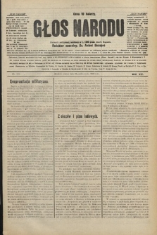 Głos Narodu : dziennik polityczny, założony w r. 1893 przez Józefa Rogosza. 1906, nr 470