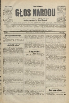 Głos Narodu : dziennik polityczny, założony w r. 1893 przez Józefa Rogosza. 1906, nr 475