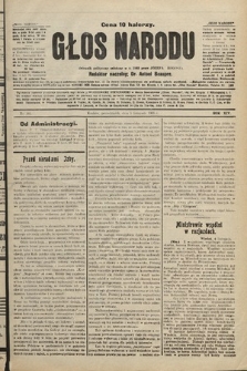 Głos Narodu : dziennik polityczny, założony w r. 1893 przez Józefa Rogosza. 1906, nr 481
