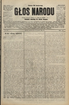 Głos Narodu : dziennik polityczny, założony w r. 1893 przez Józefa Rogosza. 1906, nr 484
