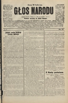 Głos Narodu : dziennik polityczny, założony w r. 1893 przez Józefa Rogosza. 1906, nr 495