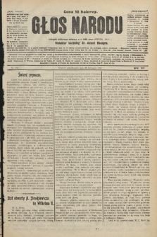 Głos Narodu : dziennik polityczny, założony w r. 1893 przez Józefa Rogosza. 1906, nr 499