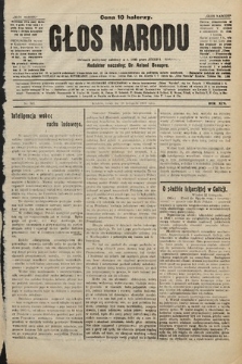 Głos Narodu : dziennik polityczny, założony w r. 1893 przez Józefa Rogosza. 1906, nr 501
