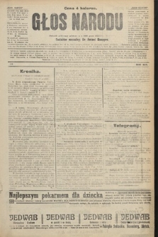 Głos Narodu : dziennik polityczny, założony w r. 1893 przez Józefa Rogosza. 1906, nr 606 [511]