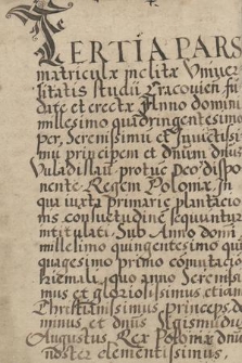 Metricae studiosorum Universitatis Cracoviensis [...] pars. P. 3, ab anno Domini 1551-1606