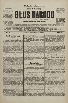 Głos Narodu : dziennik polityczny, założony w r. 1893 przez Józefa Rogosza (wydanie wieczorne). 1907, nr 59