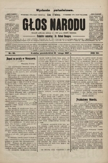 Głos Narodu : dziennik polityczny, założony w r. 1893 przez Józefa Rogosza (wydanie poranne). 1907, nr 88