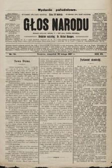 Głos Narodu : dziennik polityczny, założony w r. 1893 przez Józefa Rogosza (wydanie poranne). 1907, nr 94