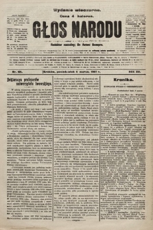 Głos Narodu : dziennik polityczny, założony w r. 1893 przez Józefa Rogosza (wydanie wieczorne). 1907, nr 101