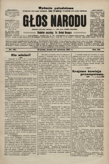 Głos Narodu : dziennik polityczny, założony w r. 1893 przez Józefa Rogosza (wydanie poranne). 1907, nr 181