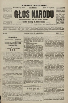Głos Narodu : dziennik polityczny, założony w r. 1893 przez Józefa Rogosza (wydanie wieczorne). 1907, nr 196