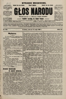 Głos Narodu : dziennik polityczny, założony w r. 1893 przez Józefa Rogosza (wydanie wieczorne). 1907, nr 210