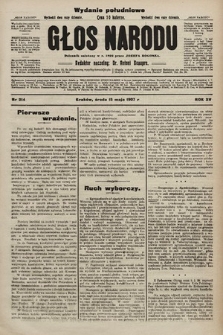 Głos Narodu : dziennik polityczny, założony w r. 1893 przez Józefa Rogosza (wydanie poranne). 1907, nr 214