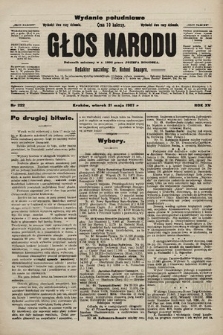 Głos Narodu : dziennik polityczny, założony w r. 1893 przez Józefa Rogosza (wydanie poranne). 1907, nr 222