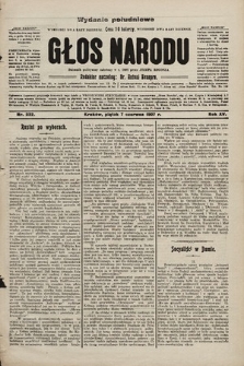 Głos Narodu : dziennik polityczny, założony w r. 1893 przez Józefa Rogosza (wydanie poranne). 1907, nr 252