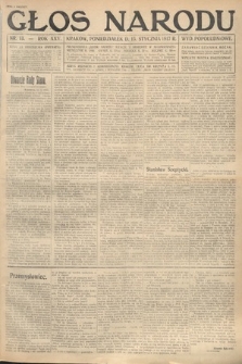 Głos Narodu (wydanie popołudniowe). 1917, nr 13