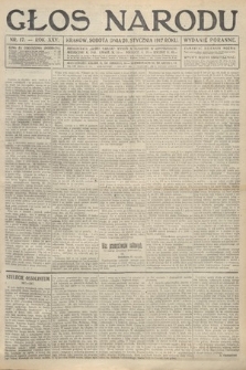 Głos Narodu (wydanie poranne). 1917, nr 17