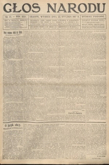 Głos Narodu (wydanie poranne). 1917, nr 19