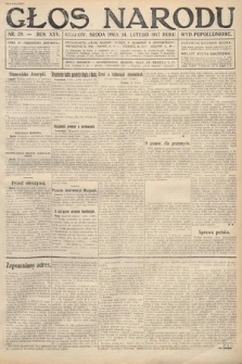 Głos Narodu (wydanie popołudniowe). 1917, nr 39