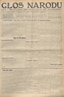 Głos Narodu (wydanie popołudniowe). 1917, nr 48
