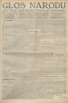 Głos Narodu (wydanie poranne). 1917, nr 50