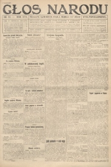 Głos Narodu (wydanie popołudniowe). 1917, nr 52
