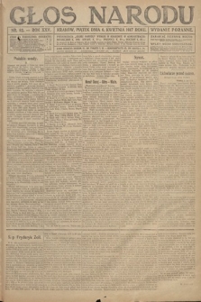 Głos Narodu (wydanie poranne). 1917, nr 82